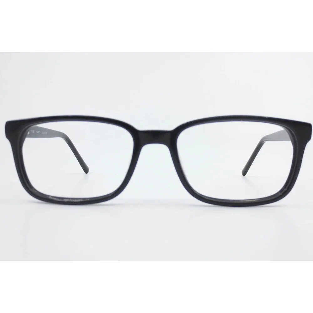 Y 108 Eyeglasses Black Rectangular Full Rim Frames 50-17-135 Y108 38558